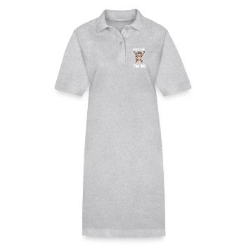 90 ans - 90 ans - Embrace - Robe polo bio PAIGER Stanley/Stella Femme - gris chiné - Devant