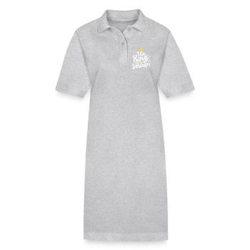 Sarkasmus sarkastisch - Stanley/Stella Frauen Bio-Polokleid PAIGER - Grau meliert - Vorne