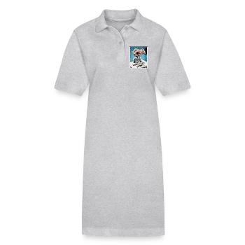 Licence d’exploitation expirée ! Pour les mordus de l’accord - Robe polo bio PAIGER Stanley/Stella Femme - gris chiné - Devant