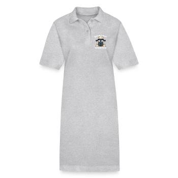 Guck Mich Nicht In Diesem Ton An Schaf - Stanley/Stella Frauen Bio-Polokleid PAIGER - Grau meliert - Vorne