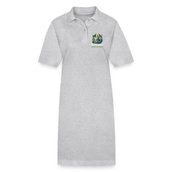 Dragon Dragon - Robe polo bio PAIGER Stanley/Stella Femme - gris chiné - Devant