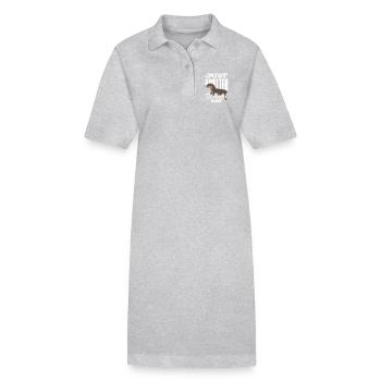 Seeotter Cartoon School Day - Stanley/Stella Frauen Bio-Polokleid PAIGER - Grau meliert - Vorne