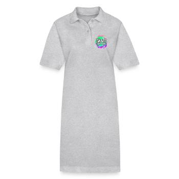 Skateboard Skate - Robe polo bio PAIGER Stanley/Stella Femme - gris chiné - Devant