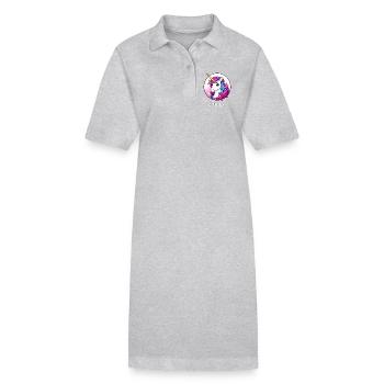 UNICORN Stella - Robe polo bio PAIGER Stanley/Stella Femme - gris chiné - Devant