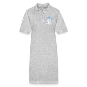 Anesthesiologist Gas Scientist Anesthesia - Stanley/Stella Frauen Bio-Polokleid PAIGER - Grau meliert - Vorne