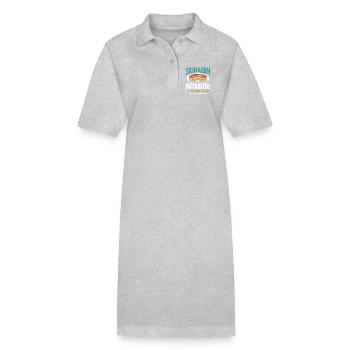 Skifahren SKIHASEN BETREUER 1. STUNDE GRATIS - Stanley/Stella Frauen Bio-Polokleid PAIGER - Grau meliert - Vorne
