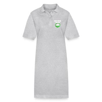 Reis Internationale Küche Reis Liebhaber - Stanley/Stella Frauen Bio-Polokleid PAIGER - Grau meliert - Vorne