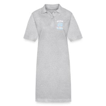 Après MONITEUR DE SKI SKI SPEED DRINK FASTER FUN - Robe polo bio PAIGER Stanley/Stella Femme - gris chiné - Devant