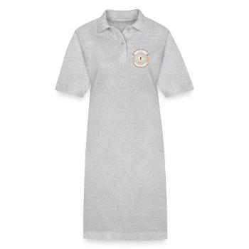 Sport automobile - Robe polo bio PAIGER Stanley/Stella Femme - gris chiné - Devant