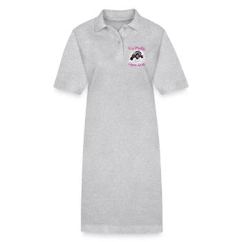 UTV Fille tout-terrain Femme 4 roues côte à côte - Robe polo bio PAIGER Stanley/Stella Femme - gris chiné - Devant