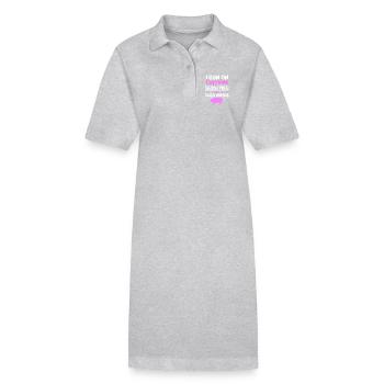 Éleveurs d’élevage - Robe polo bio PAIGER Stanley/Stella Femme - gris chiné - Devant