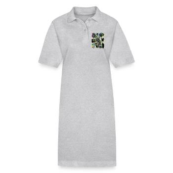 Pyrotechniker Pyro - Stanley/Stella Frauen Bio-Polokleid PAIGER - Grau meliert - Vorne