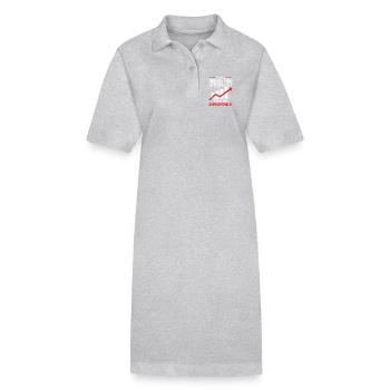 Responsable marketing - Robe polo bio PAIGER Stanley/Stella Femme - gris chiné - Devant