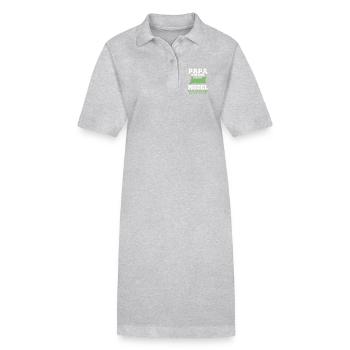 Model Railway Model Making Model Maker - Stanley/Stella PAIGER Organic Women’s Polo Dress - heather grey - Front