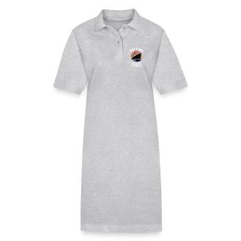 Titanic Boy Love Titanic - Titanic Boy Design - Robe polo bio PAIGER Stanley/Stella Femme - gris chiné - Devant