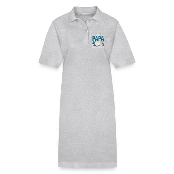 Wenn Papa es nicht reparieren kann Werkzeug - Stanley/Stella Frauen Bio-Polokleid PAIGER - Grau meliert - Vorne