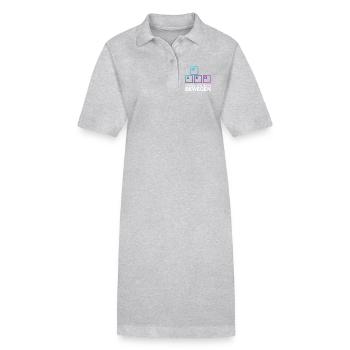 WASD Dinge die mich bewegen - Stanley/Stella Frauen Bio-Polokleid PAIGER - Grau meliert - Vorne
