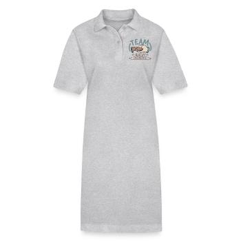 Team Rally Obedience - Stanley/Stella Frauen Bio-Polokleid PAIGER - Grau meliert - Vorne