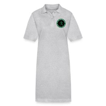 Der einzige Grüne dem man über den Weg trauen kann - Stanley/Stella Frauen Bio-Polokleid PAIGER - Grau meliert - Vorne