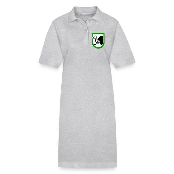 Marken Italien - Stanley/Stella Frauen Bio-Polokleid PAIGER - Grau meliert - Vorne