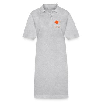 Aus dem weg, ich muss mein Haus fertig machen - Stanley/Stella Frauen Bio-Polokleid PAIGER - Grau meliert - Vorne