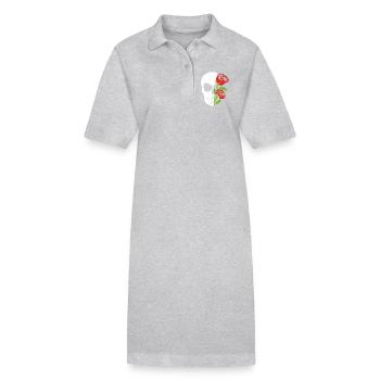 Leben nach dem Tod - Stanley/Stella Frauen Bio-Polokleid PAIGER - Grau meliert - Vorne