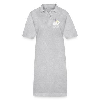 Seifen Schaum Lavendel Hobby - Stanley/Stella Frauen Bio-Polokleid PAIGER - Grau meliert - Vorne