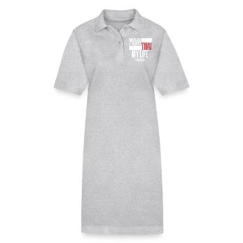 Muay Thai - Stanley/Stella Frauen Bio-Polokleid PAIGER - Grau meliert - Vorne