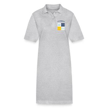 Go surfing and chill - Stanley/Stella PAIGER Organic Women’s Polo Dress - heather grey - Front