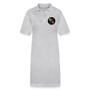 Jazz - Stanley/Stella Frauen Bio-Polokleid PAIGER - Grau meliert - Vorne