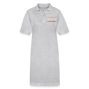 Développeur web, le Métier de Rêve Mis à l’Honneur - Robe polo bio PAIGER Stanley/Stella Femme - gris chiné - Devant