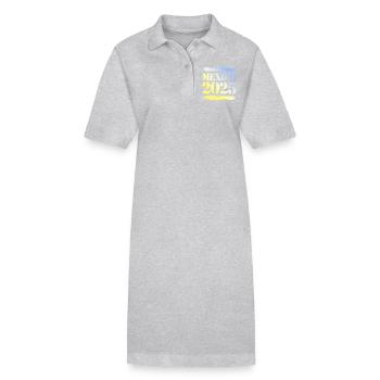 Mexiko 2025 - Stanley/Stella Frauen Bio-Polokleid PAIGER - Grau meliert - Vorne