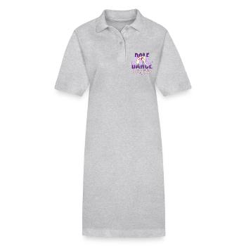 Pole Dance Pole Dance L’Art Du Pole Fitness - Robe polo bio PAIGER Stanley/Stella Femme - gris chiné - Devant