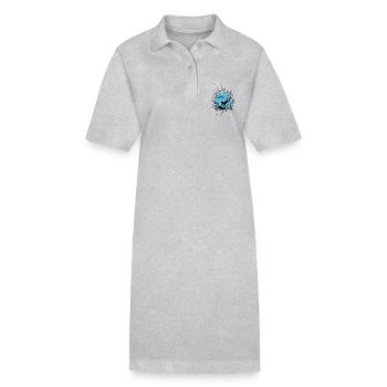 Marine Biologist My Passion My Marine Ocean Life - Stanley/Stella Frauen Bio-Polokleid PAIGER - Grau meliert - Vorne