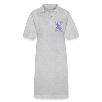 Danse salsa La salsa est le rythme de la musique Mambo - Robe polo bio PAIGER Stanley/Stella Femme - gris chiné - Devant