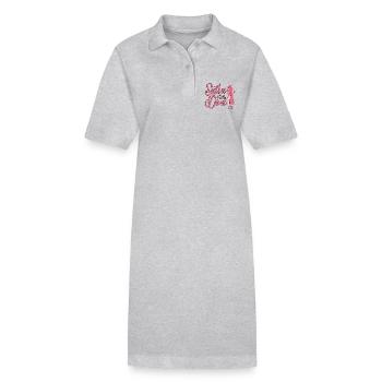 Salsa Danse Salsa Diva Mambo Danse Danse Sport - Robe polo bio PAIGER Stanley/Stella Femme - gris chiné - Devant