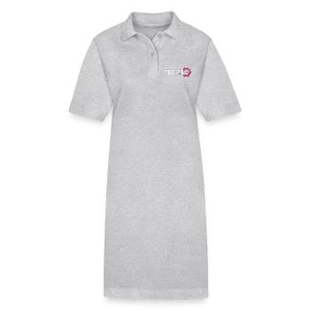 Photographer Photograph Cameraman Photo Shoot - Stanley/Stella PAIGER Organic Women’s Polo Dress - heather grey - Front