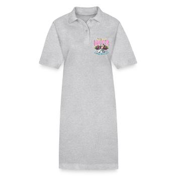 Conseiller scolaire psychologue - Robe polo bio PAIGER Stanley/Stella Femme - gris chiné - Devant