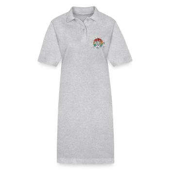 Rock N Roll Une nouvelle Je suis un fier rock métal - Robe polo bio PAIGER Stanley/Stella Femme - gris chiné - Devant