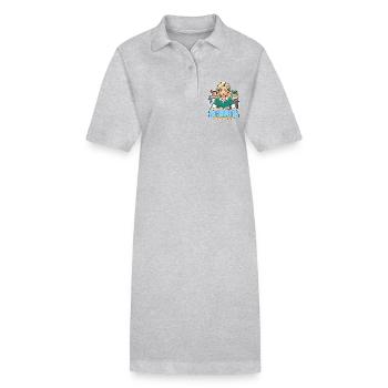 Conseiller scolaire Psychologue conseiller scolaire - Robe polo bio PAIGER Stanley/Stella Femme - gris chiné - Devant