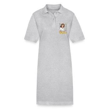 Instructeur d’éducation physique Éducateur d’éducation physique - Robe polo bio PAIGER Stanley/Stella Femme - gris chiné - Devant