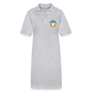 Coach de santé, vous n’avez pas besoin d’un meilleur coaching génétique - Robe polo bio PAIGER Stanley/Stella Femme - gris chiné - Devant