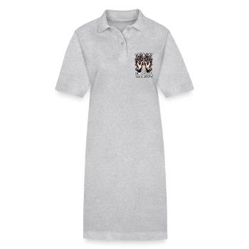 Tarot Reading Tarot Tells The Truth Card Reading - Stanley/Stella PAIGER Organic Women’s Polo Dress - heather grey - Front