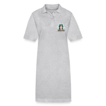 Agent de sécurité Je donne l’impression que la sécurité est facile Application de la loi - Robe polo bio PAIGER Stanley/Stella Femme - gris chiné - Devant