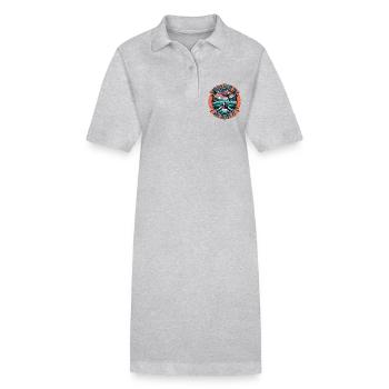 Whale Watching Whale Have To Sea Marine Animal - Stanley/Stella Frauen Bio-Polokleid PAIGER - Grau meliert - Vorne