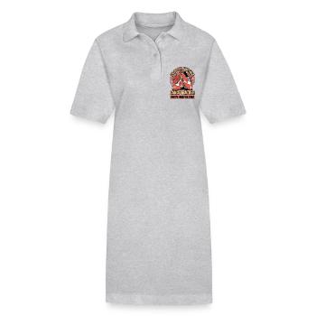Dance Teacher I'm Not Yelling I'm Dance Instructor - Stanley/Stella PAIGER Organic Women’s Polo Dress - heather grey - Front