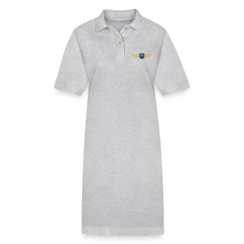 T-shirt Nevada Fan – Parfait pour les fans ! - Robe polo bio PAIGER Stanley/Stella Femme - gris chiné - Devant
