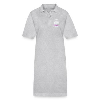 Weekend - Stanley/Stella PAIGER Organic Women’s Polo Dress - heather grey - Front