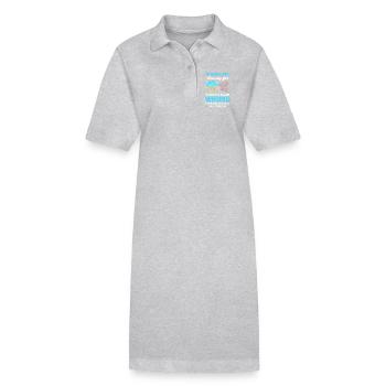 Météorologue Météorologie - Robe polo bio PAIGER Stanley/Stella Femme - gris chiné - Devant