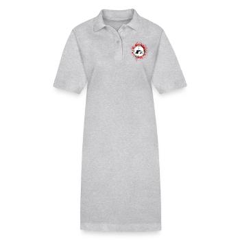 Coffee cup - Stanley/Stella PAIGER Organic Women’s Polo Dress - heather grey - Front